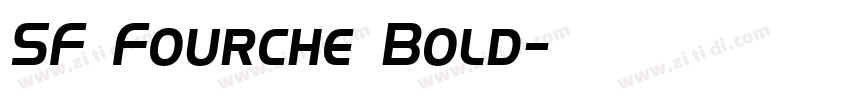 SF Fourche Bold字体转换
